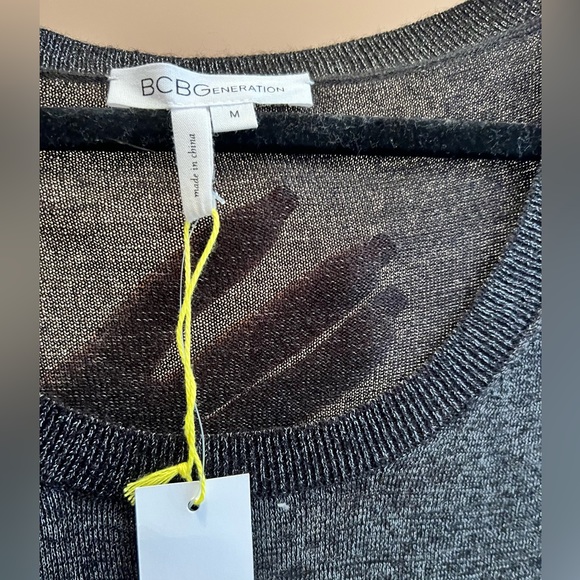 BCBGeneration Shimmer tunic top - M - NWT - Picture 2 of 3